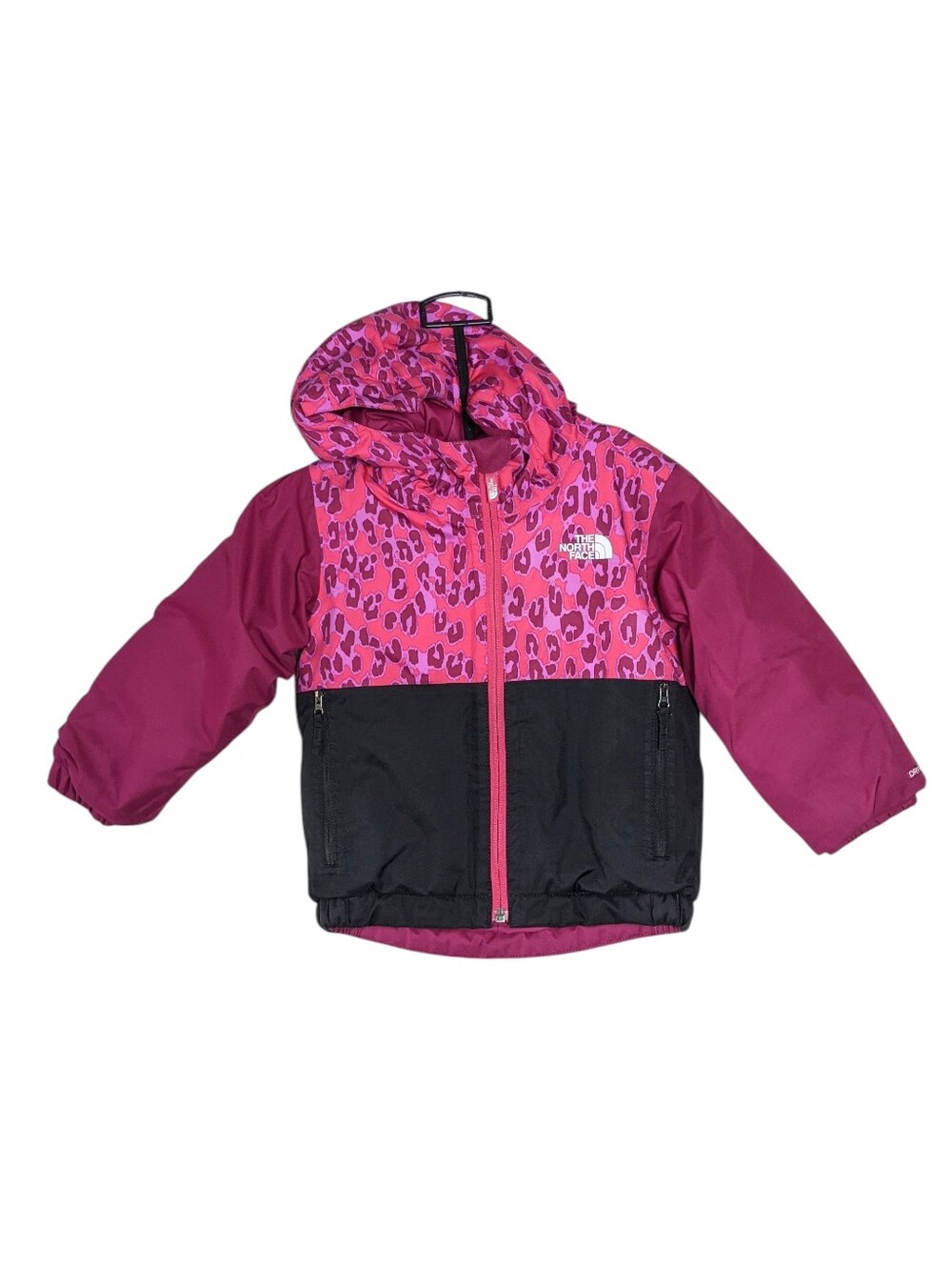 The North Face Toddler Girls Dryvent Insulated Pink Hooded Winter Jacket Size 2T